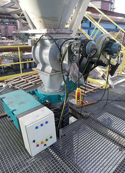 Silobas yükleme - dolum körüğü ile endüstriyel tozsuz dolum sistemi ve toz toplama sistemi uygulaması